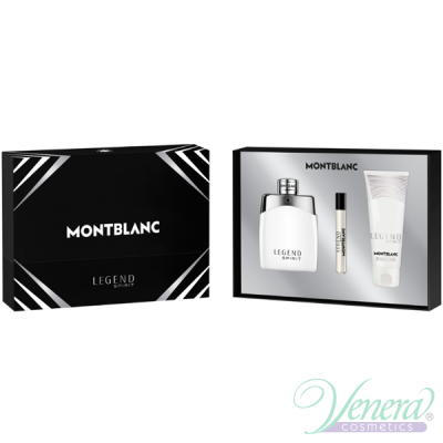 Mont Blanc Legend Spirit Комплект (EDT 100ml + SG 100ml + EDT 7.5ml) за Мъже Мъжки Комплекти