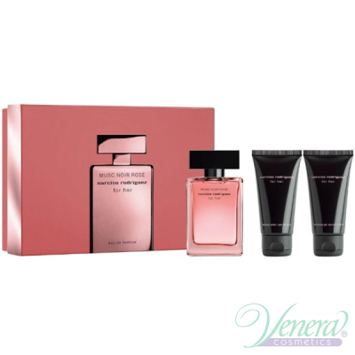 Narciso Rodriguez Musc Noir Rose for Her Комплект (EDP 50ml + BL 50ml + SG 50ml) за Жени Дамски Комплекти