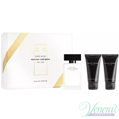 Narciso Rodriguez Pure Musc for Her Комплект (EDP 50ml + BL 50ml + SG 50ml) за Жени Дамски Комплекти