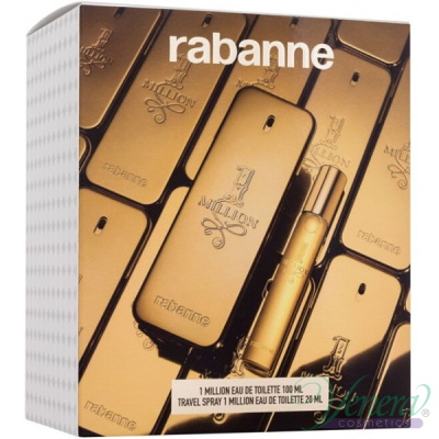 Paco Rabanne 1 Million Комплект (EDT 100ml + EDT 20ml) за Мъже Мъжки Комплекти