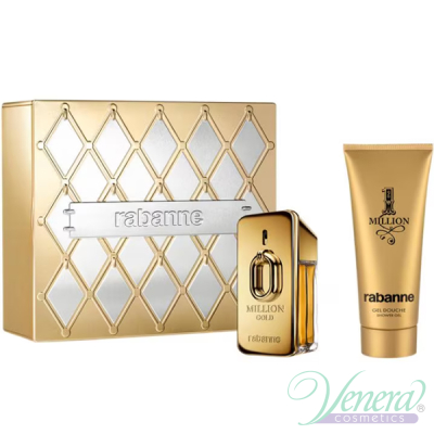 Paco Rabanne Million Gold Комплект (EDP 50ml + SG 100ml) за Мъже Мъжки Комплекти