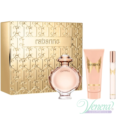 Paco Rabanne Olympea Комплект (EDP 80ml + EDP 10ml + BL 100ml) за Жени Дамски Комплекти