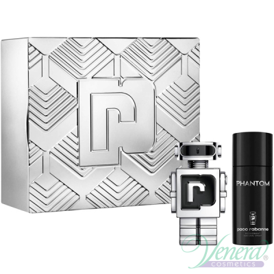 Paco Rabanne Phantom Комплект (EDT 100ml + Deo Spray 150ml) за Мъже Мъжки Комплекти