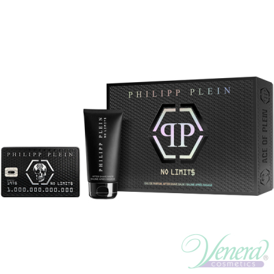 Philipp Plein No Limit$ Комплект (EDP 50ml + After Shave Balm 50ml) за Мъже Мъжки Комплекти