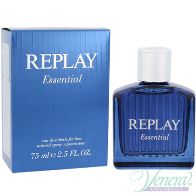 Replay Essential for Him EDT 75ml за Мъже БЕЗ ОПАКОВКА Мъжки Парфюми без опаковка
