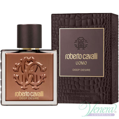 Roberto Cavalli Uomo Deep Desire EDT 100ml за Мъже Мъжки Парфюми
