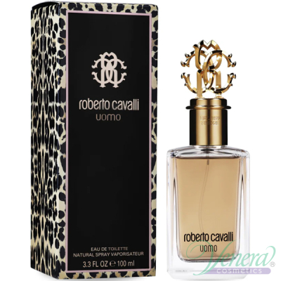 Roberto Cavalli Uomo Eau de Toilette EDT 100ml за Мъже Мъжки Парфюми