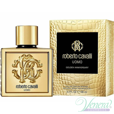 Roberto Cavalli Uomo Golden Anniversary EDP Intense 100ml за Мъже Мъжки Парфюми