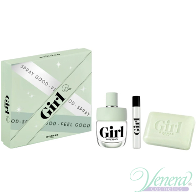 Rochas Girl Set (EDT 60ml + EDT 7.5ml + Soap 75...