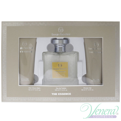 Sergio Tacchini The Essence Комплект (EDT 100ml + AS Balm 100ml + SG 100ml) за Мъже Мъжки Комплекти