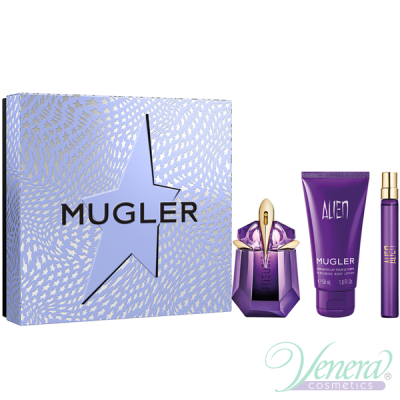 Thierry Mugler Alien Комплект (EDP 30ml + EDP 10ml + BL 50ml) за Жени Дамски Комплект