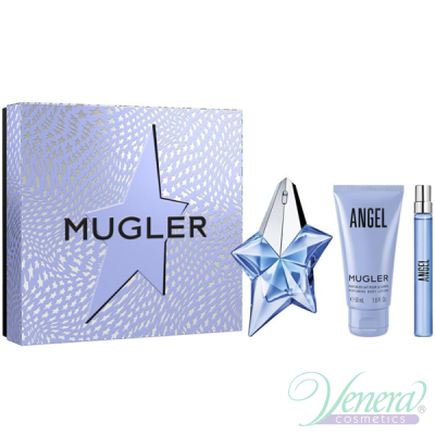 Thierry Mugler Angel Комплект (EDP 25ml + EDP 10ml + BL 50ml) за Жени Дамски Комплекти