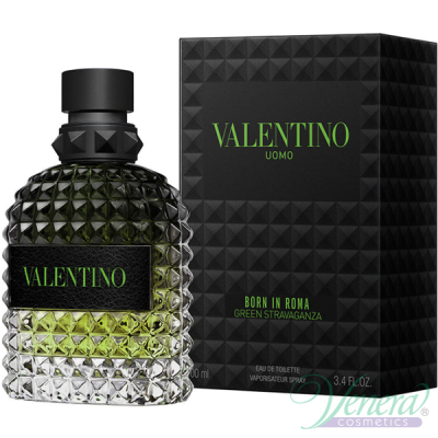 Valentino Uomo Born in Roma Green Stravaganza EDT 100ml за Мъже Мъжки Парфюми