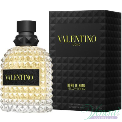 Valentino Uomo Born in Roma Yellow Dream EDT 100ml за Мъже Мъжки Парфюми