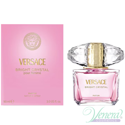 Versace Bright Crystal Parfum 90ml за Жени БЕЗ ОПАКОВКА Дамски Парфюми без опаковка