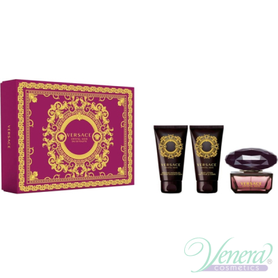 Versace Crystal Noir Set (EDT 50ml + BL 50ml + SG 50ml) за Жени За Жени