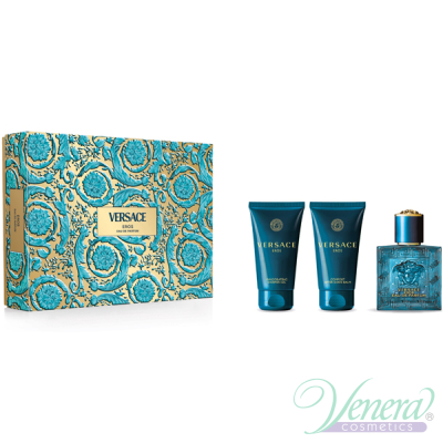 Versace Eros Eau de Parfum Комплект (EDP 50ml +...