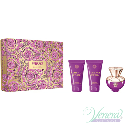 Versace Pour Femme Dylan Purple Комплект (EDP 50ml + BL 50ml + SG 50ml) за Жени Дамски Комплекти