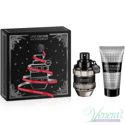 Viktor & Rolf Spicebomb Комплект (EDT 50ml + Shaving Cream 50ml) за Мъже Мъжки Комплекти