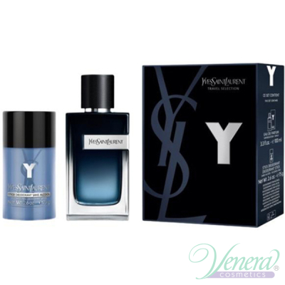 YSL Y Eau de Parfum Комплект (EDP 100ml + Deo S...