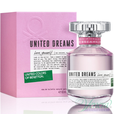 Benetton United Dreams Love Yourself EDT 50ml за Жени Дамски Парфюми