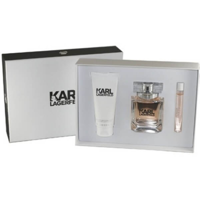 Karl Lagerfeld for Her Комплект (EDP 85ml + Roll-On 100ml + BL 100ml) за Жени Дамски Комплекти