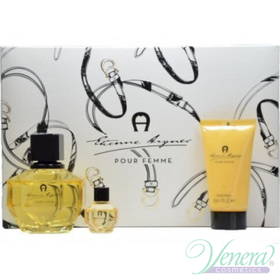 Etienne Aigner Pour Femme Комплект (EDP 100ml + EDP 6ml + BL 50ml) за Жени Дамски комплекти