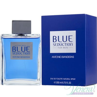 Antonio Banderas Blue Seduction EDT 200ml за Мъже Мъжки Парфюми