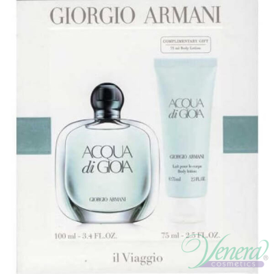 Armani Acqua Di Gioia Комплект (EDP 100ml + Body Lotion 75ml) за Жени Дамски комплекти