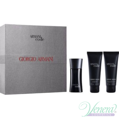 Armani Code Комплект (EDT 50ml + AS Balm 75ml + SG 75ml) за Mъже