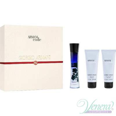 Armani Code Комплект (EDP 50ml + Body Lotion 75ml + Shower Gel 75ml) за Жени Дамски комплекти