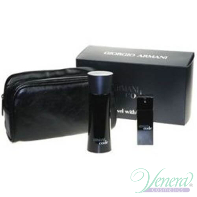 Armani Code Комплект (EDT 75ml + EDT 20ml + Bag) за Mъже Мъжки комплекти