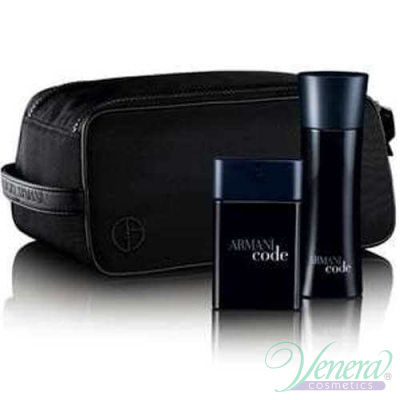 Armani Code Комплект (EDT 50ml + Shower Gel 75ml + Bag) за Mъже Мъжки комплекти