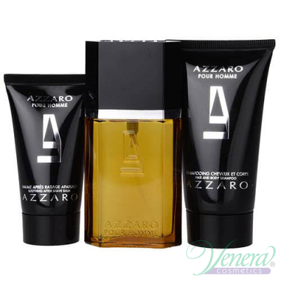 Azzaro Pour Homme Комплект (EDT 30ml + AS Balm 30ml + SG 50ml) за Мъже За Мъже