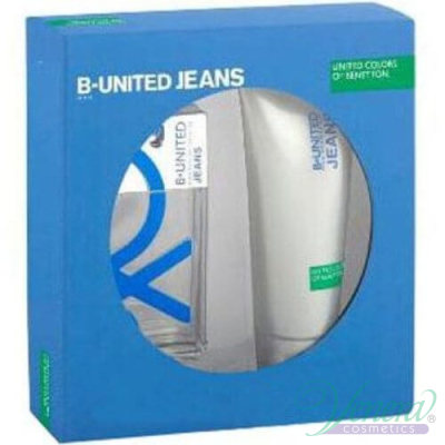 Benetton B.United Jeans Комплект (EDT 100ml + SG 200ml) за Мъже Комплекти