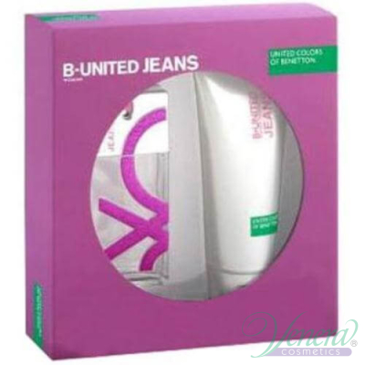 Benetton B.United Jeans Комплект (EDT 100ml + SG 200ml) за Жени Комплекти