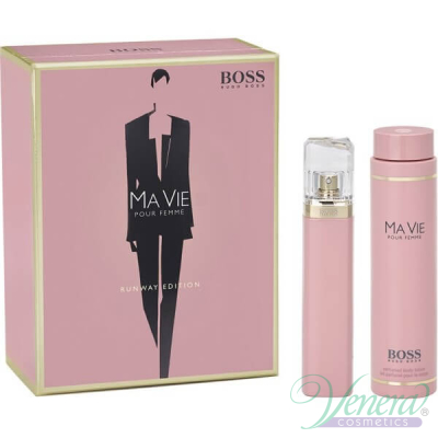Boss Ma Vie Комплект (EDP 75ml + Body Lotion 200ml) Runway Edition за Жени Дакски Комплекти