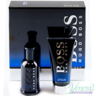 Boss Bottled Night Комплект (EDT 50ml + SG 50ml) за Мъже За Мъже