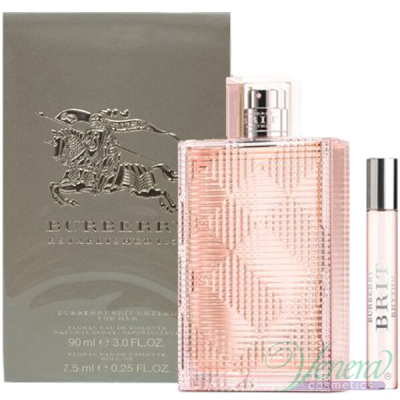 Burberry Brit Rhythm Floral Комплект (EDT 90ml + EDT Roll On 7.5ml) за Жени Дамски Комплекти