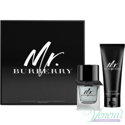 Burberry Mr. Burberry Комплект (EDT 50ml + SG 75ml) за Мъже Мъжки Комплекти