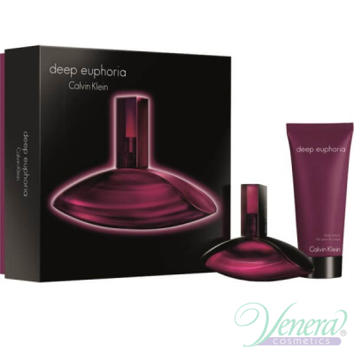 Calvin Klein Deep Euphoria Комплект (EDP 50ml + Body Lotion 100ml) за Жени Дамски Комплекти