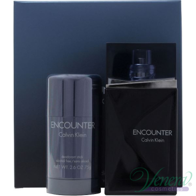 Calvin Klein Encounter Set (EDT 100ml + Deo Stick 75ml) за Мъже За Мъже