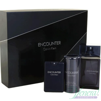 Calvin Klein Encounter Set (EDT 100ml + EDT 20ml + Deo Stick 75ml) за Мъже За Мъже