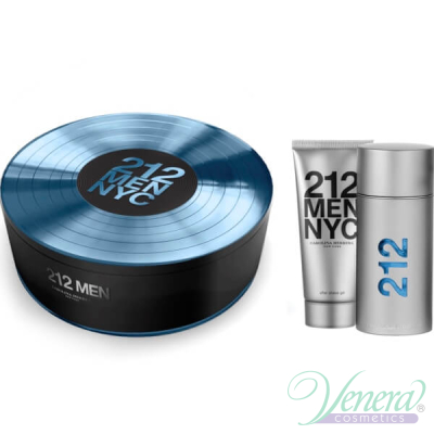 Carolina Herrera 212 Комплект (EDT 50ml + Shower Gel 100ml) за Мъже За Мъже