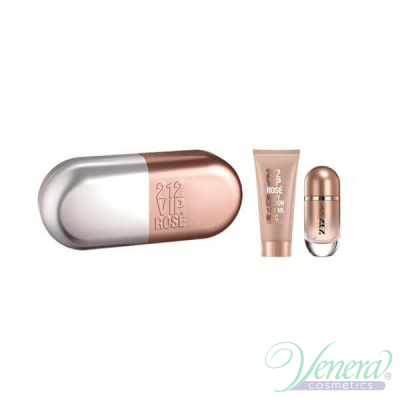 Carolina Herrera 212 VIP Rose Комплект (EDP 50ml + BL 100ml) за Жени Дамски Парфюми