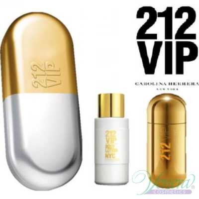 Carolina Herrera 212 VIP Комплект (EDP 50ml + Body Lotion 100ml) за Жени Women's Gift sets