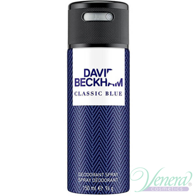 David Beckham Classic Blue Deo Spray 150ml за Мъже