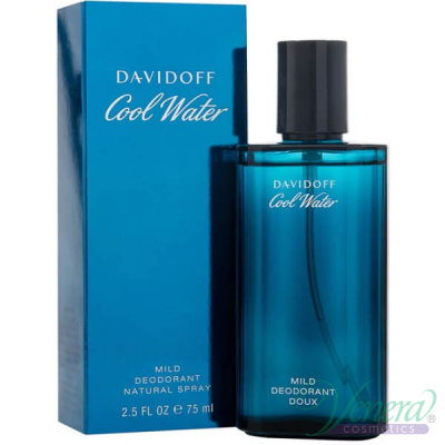 Davidoff Cool Water Deo Spray 75ml за Мъже Мъжки продукти за лице и тяло
