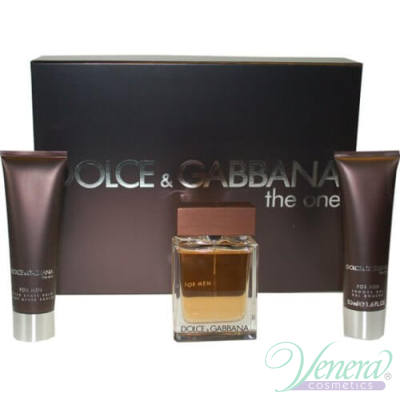 D&G The One Комплект (EDT 50ml + AS Balm 50ml + SG 50ml)  за Мъже За Мъже