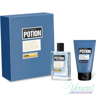 Dsquared2 Potion Blue Cadet Комплект (EDT 50ml + Shower Gel 100ml) за Мъже Мъжки Парфюми